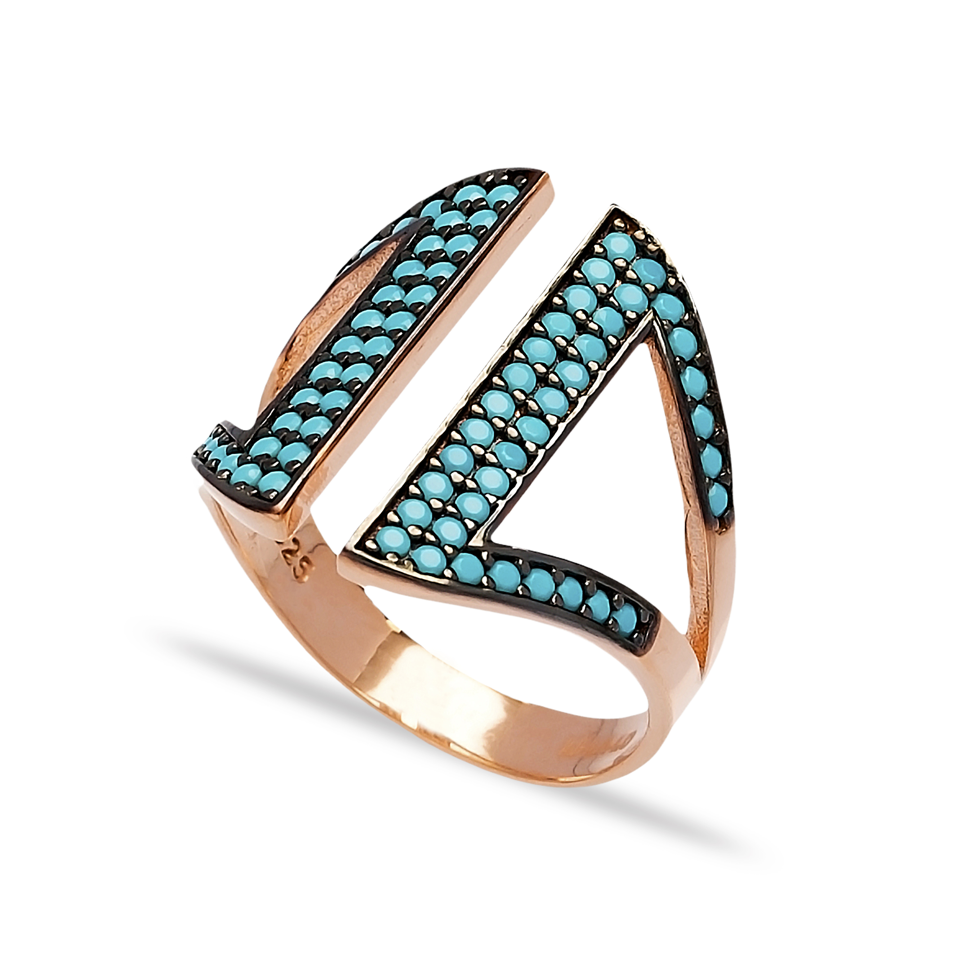 Nile Drop Ring Rose Gold Edition